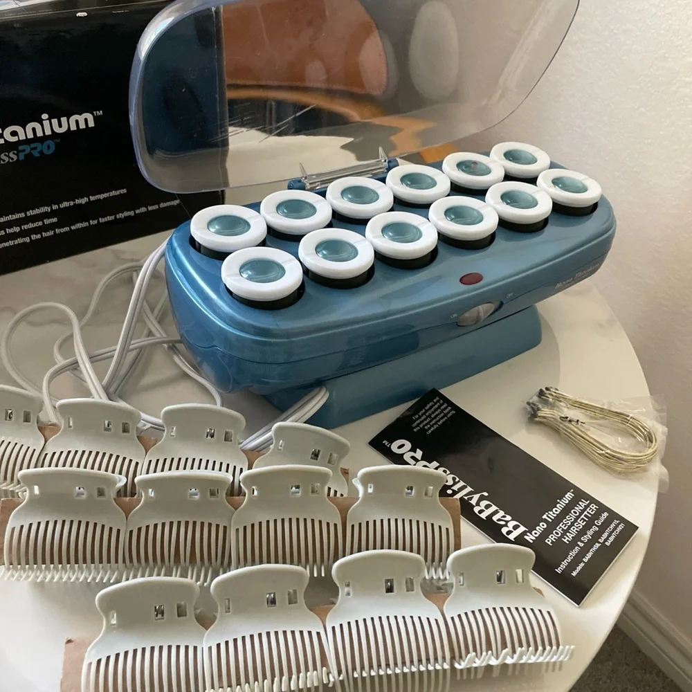 BaBylissPRO Nano Titanium 12 Roller Hair Setter (Model BABNTCHV15) - Picture 7 of 16